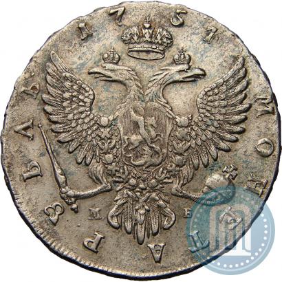 Picture 1 rouble 1754 year ММД-МБ 