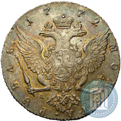 Picture 1 rouble 1772 year СПБ-АШ 