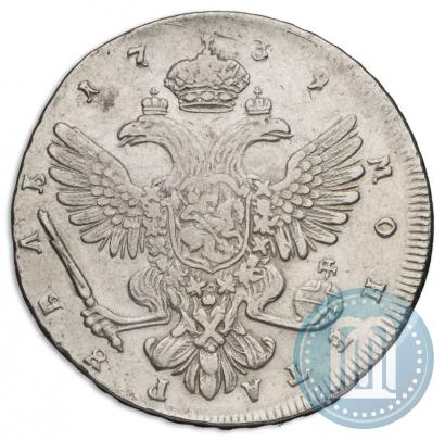 Picture 1 rouble 1739 year СПБ "Petersburg type"