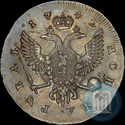 Picture 1 rouble 1742 year СПБ 