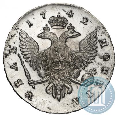 Picture 1 rouble 1742 year СПБ 