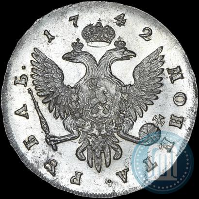 Picture 1 rouble 1742 year СПБ 