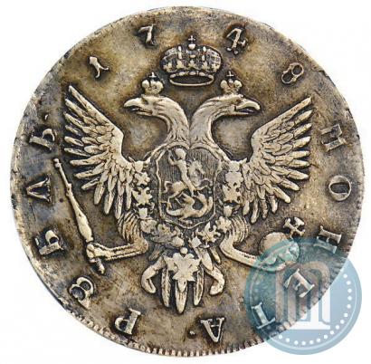 Picture 1 rouble 1748 year СПБ 