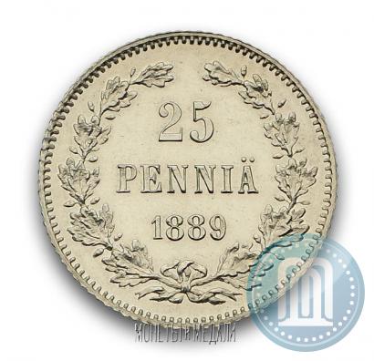 Picture 25 pennia 1889 year L 