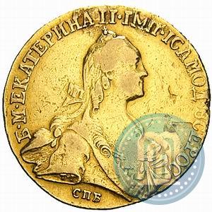 Picture 10 roubles 1766 year СПБ 