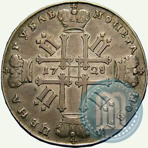 Picture 1 rouble 1728 year  "Type of 1728"