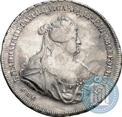 Picture 1 rouble 1739 year СПБ "Petersburg type"