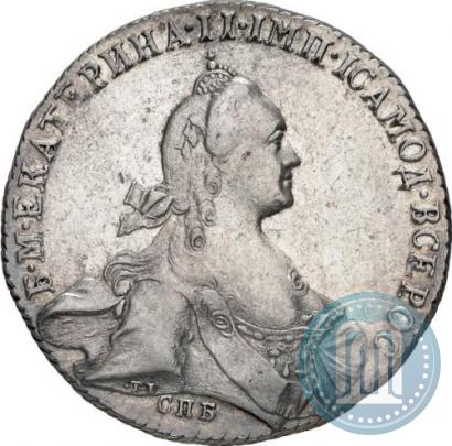 Picture 1 rouble 1772 year СПБ-ЯЧ-Т.I. 