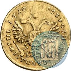 Picture 1 ducat 1710 year L-L-G 