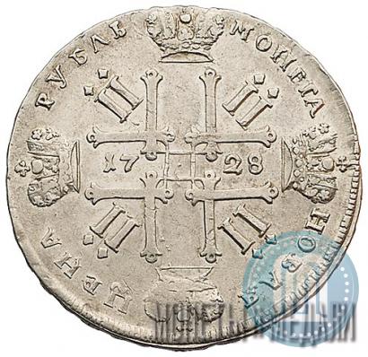 Picture 1 rouble 1728 year  "Type of 1728"