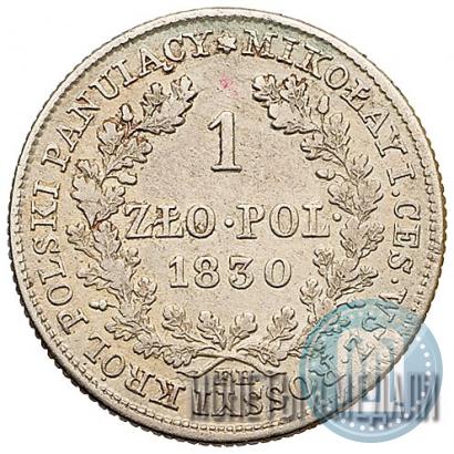 Picture 1 złoty 1830 year FH 