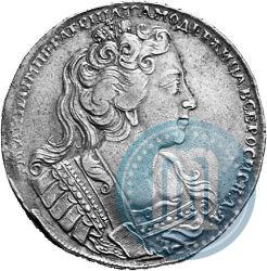 Picture 1 rouble 1730 year  "Large head. Pattern"