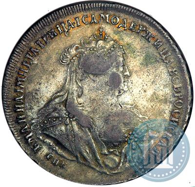 Picture 1 rouble 1740 year СПБ "Petersburg type"