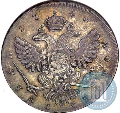 Picture 1 rouble 1740 year СПБ "Petersburg type"