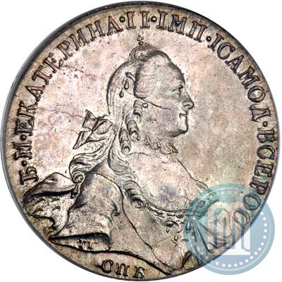 Picture 1 rouble 1763 year СПБ-НК 