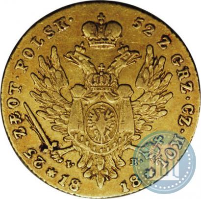 Picture 25 złotych 1818 year IB 