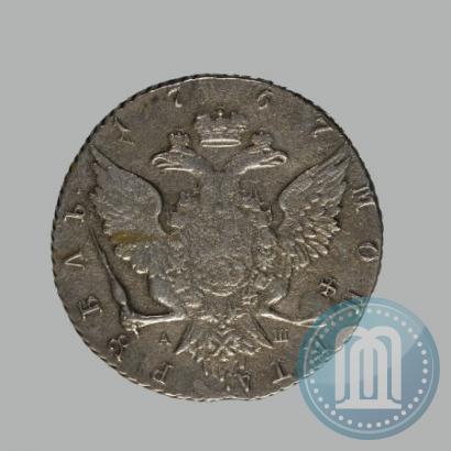 Picture 1 rouble 1767 year СПБ-АШ 