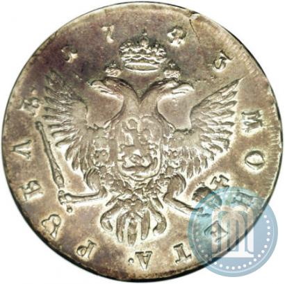 Picture 1 rouble 1743 year СПБ 