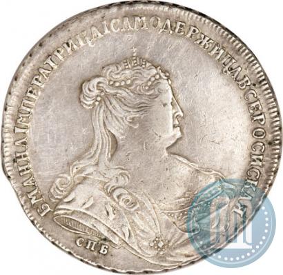 Picture 1 rouble 1738 year СПБ "Petersburg type"