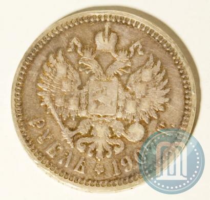 Picture 1 rouble 1907 year (ЭБ) 