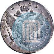 Picture 1 rouble 1751 year ММД 