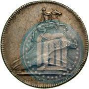 Picture Token Coin 1782 year  "Monument to Peter the Great in Saint-Petersburg"