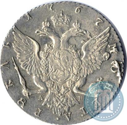 Picture 1 rouble 1767 year СПБ-АШ 