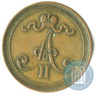 Picture 10 pennia 1875 year  