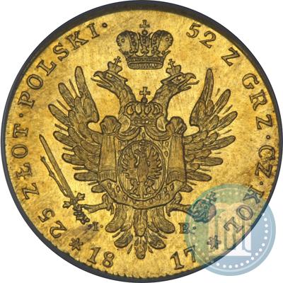 Picture 25 złotych 1817 year IB 