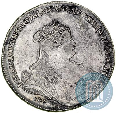 Picture 1 rouble 1739 year СПБ "Petersburg type"