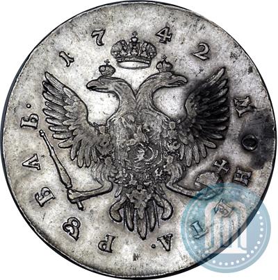 Picture 1 rouble 1742 year СПБ 