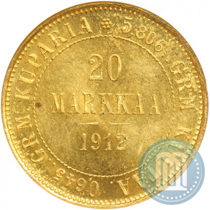 Picture 20 markkaa 1912 year S 