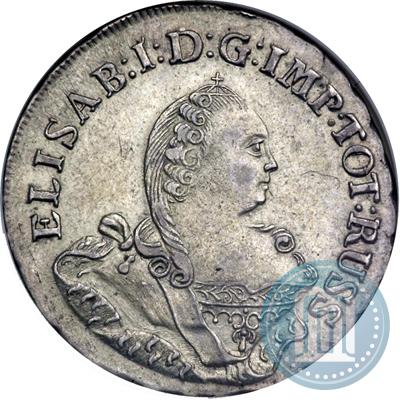 Picture 1/3 Thaler 1761 year  