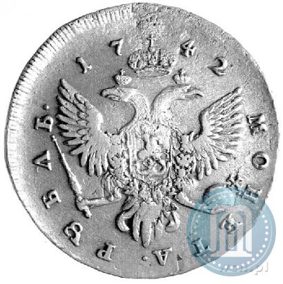 Picture 1 rouble 1742 year СПБ 