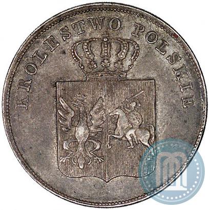 Picture 5 złotych 1831 year KG "Polish uprising"