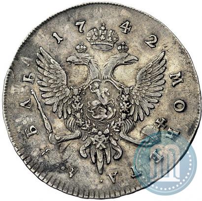 Picture 1 rouble 1742 year СПБ 