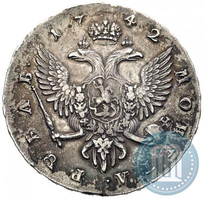 Picture 1 rouble 1742 year СПБ 