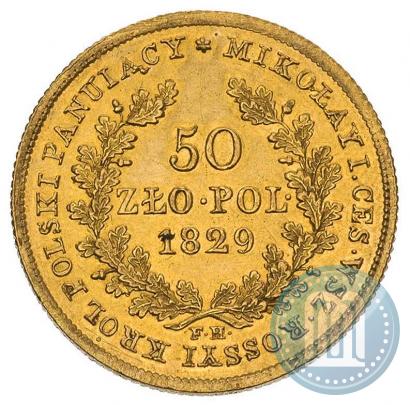 Picture 50 złotych 1829 year FH 