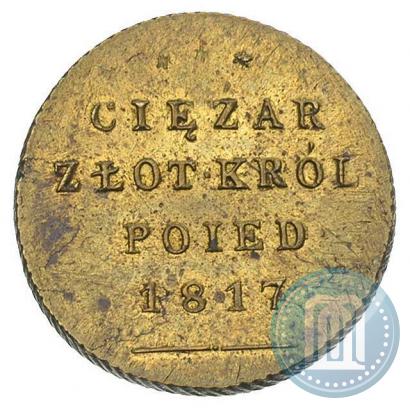 Picture Weight of ducat coin 1817 year IB 