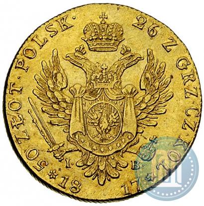 Picture 50 złotych 1817 year IB 