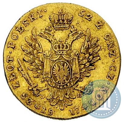 Picture 25 złotych 1817 year IB 