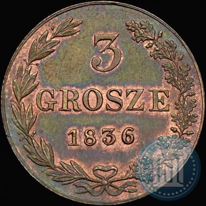 Picture 3 grosze 1836 year MW 