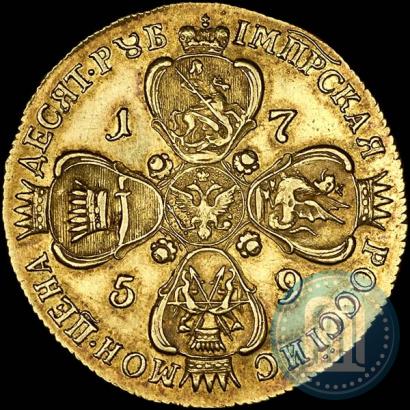 Picture 5 roubles 1759 year СПБ 