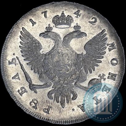 Picture 1 rouble 1742 year СПБ 