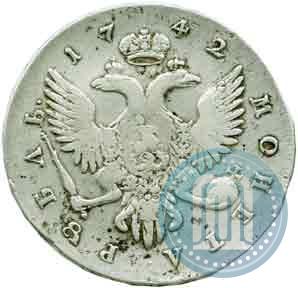 Picture 1 rouble 1742 year СПБ 