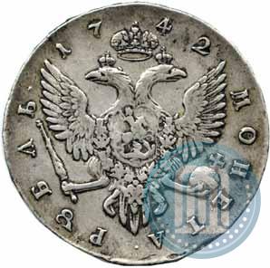 Picture 1 rouble 1742 year СПБ 