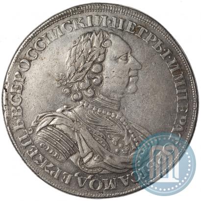 Picture 1 rouble 1724 year СПБ "Sun rouble, portrait in armour"