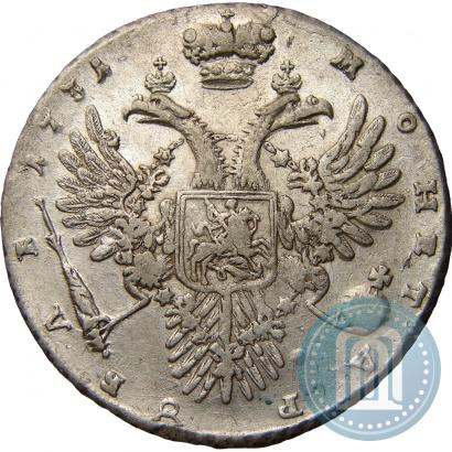 Picture 1 rouble 1731 year  