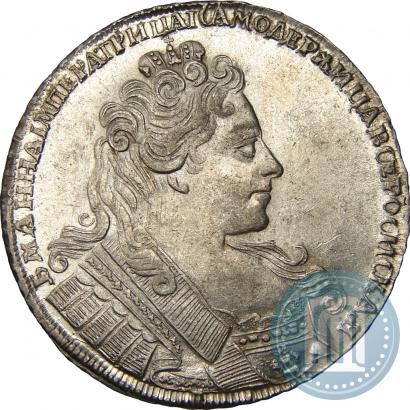 Picture 1 rouble 1731 year  