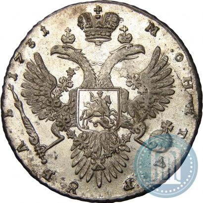 Picture 1 rouble 1731 year  